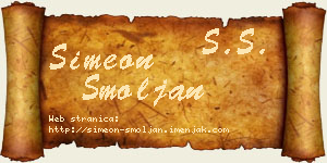 Simeon Smoljan vizit kartica